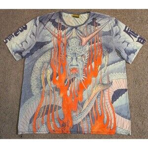 Vintage Y2K Yellowman x Pirates of Caribbean Tattoo Graphic Print T-Shirt Men's